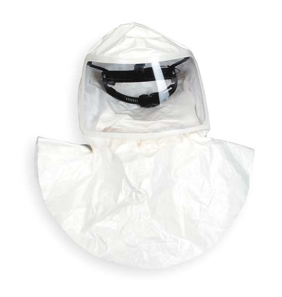 Hood, Tychem(TM) SL, White, PK4