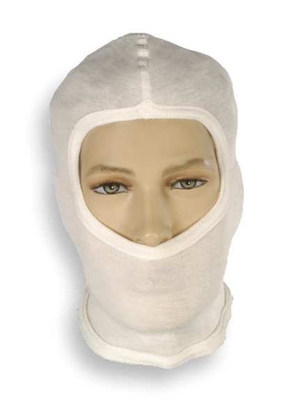 Flame Resistant Hood, White, Nomex(R)