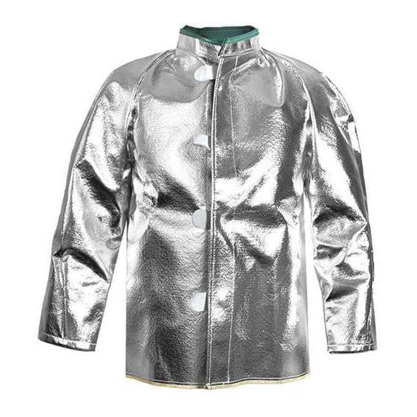 Aluminized Jacket, L, Carbon Kevlar(R)