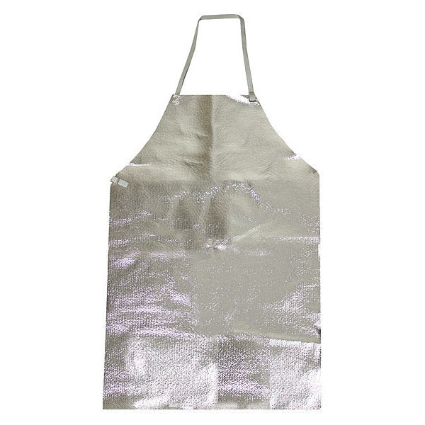 Bib Apron, Aluminized, 36 In. L, 24 In. W