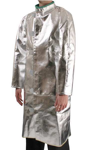 Aluminized Jacket, 2XL, Carbon Kevlar(R)