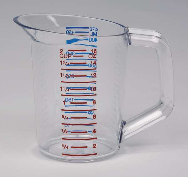 Polycarbonate Measuring Cup, 1 Pint