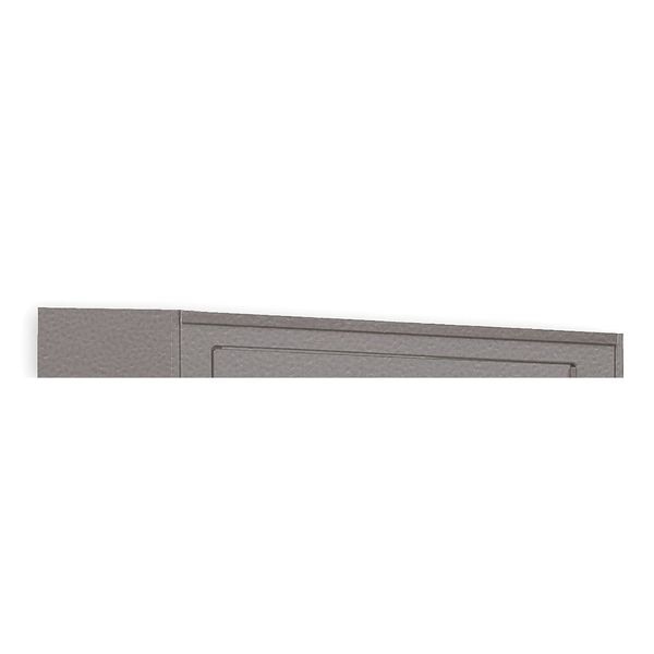 Slope Top Kit, 3 Frame Wide, W45, D18, Gray