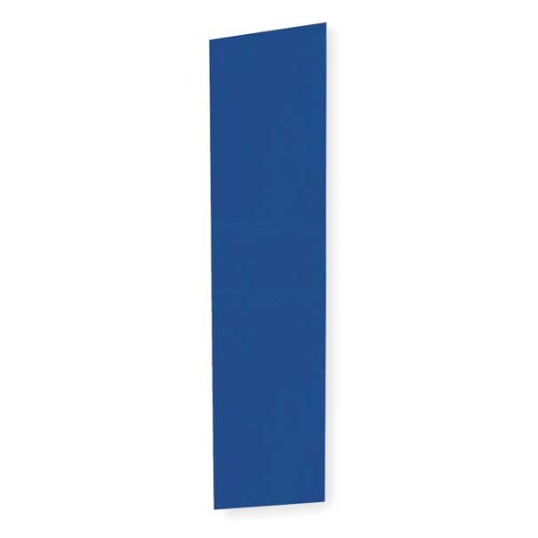 End Panel For Slope Top Locker, D 12, Blue