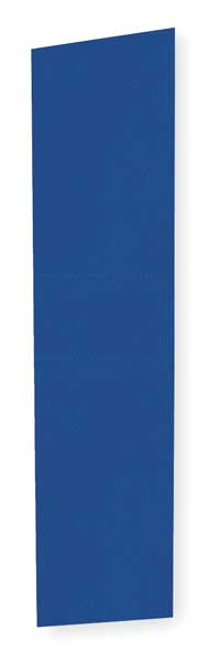 End Panel For Slope Top Locker, D 18, Blue