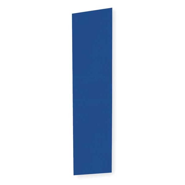 End Panel For Slope Top Locker, D 15, Blue