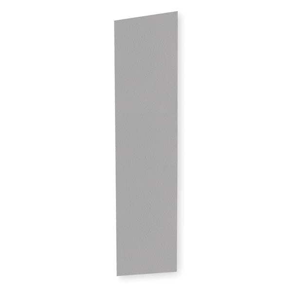 End Panel For Slope Top Locker, D 12, Gray