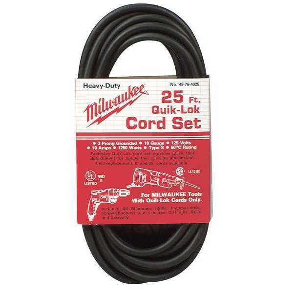 25' 3-Wire QUIK-LOK Cord