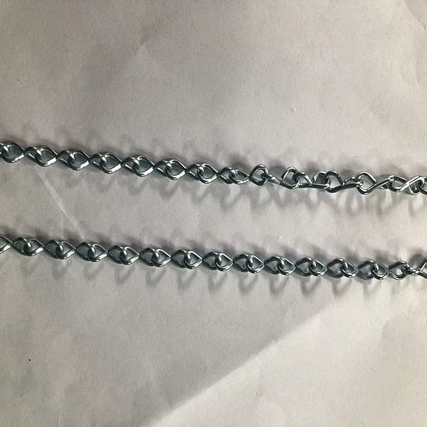 100 ft. Size 16 Zinc Single Jack Chain, 10 lbs.