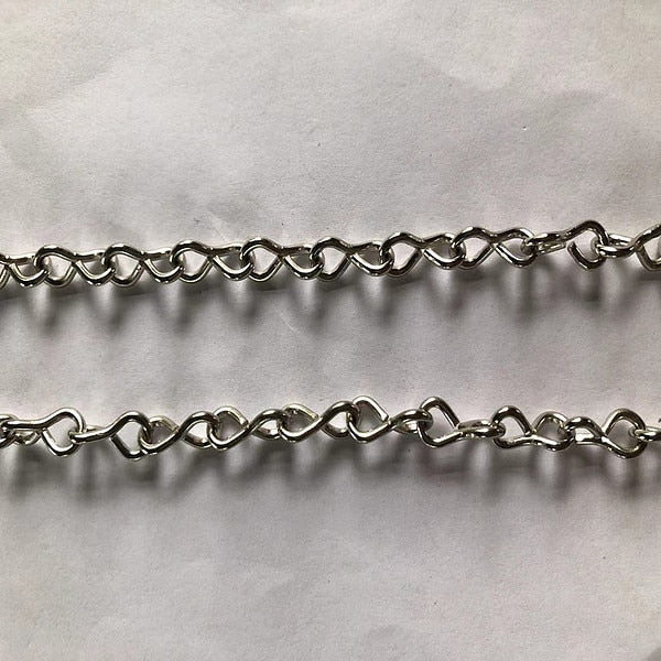 Jack Chain, Single, Ni, Sz 16, 10 Lb, 100 Ft