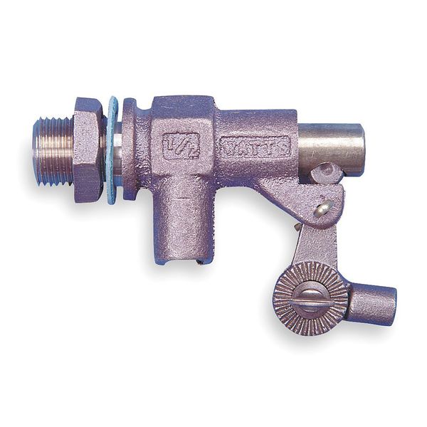 Float Valve, 1/2 In, Bronze, Bulkhead Mount