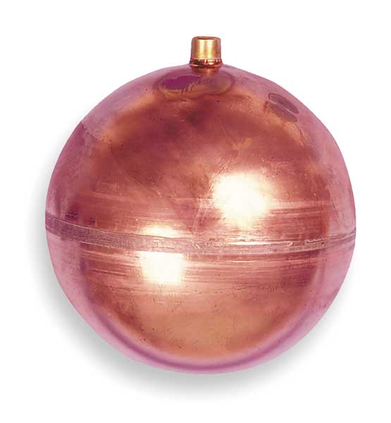 Float Ball, Round, Copper, 6 In