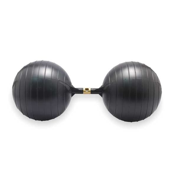 Float Ball Assembly, Round, Plastic, 6 In