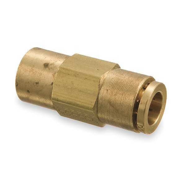 Female Connector, 1/4-18, 1/2 In Tube Sz
