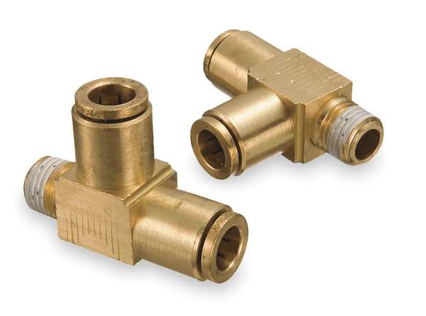 Swivel Male Run Tee, 1/2-14, 1/2 In TubeSz