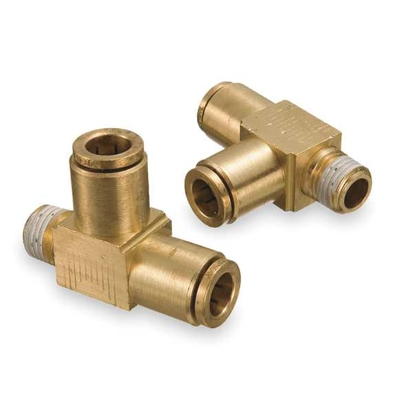 Male Run Tee, 3/8-18, 3/8 In Tube Sz