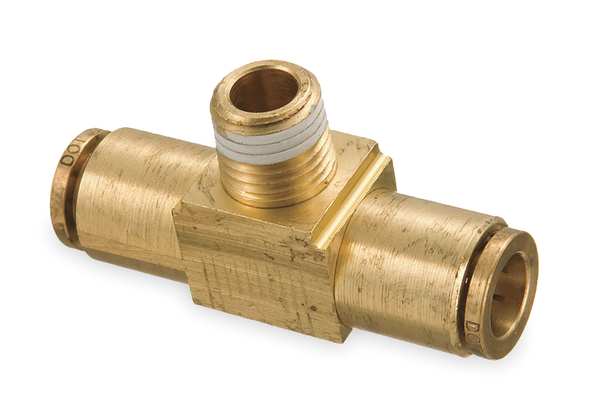Swivel Male Branch Tee, 3/8 In Tube Sz