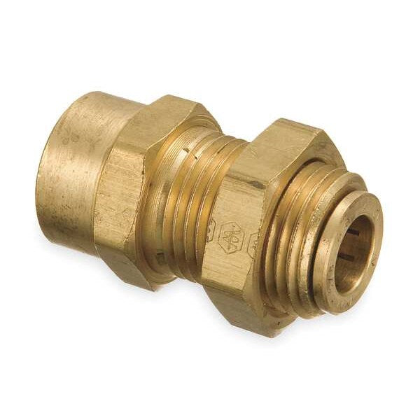 Female Bulkhead, 1/4-18, 1/4 In Tube Sz