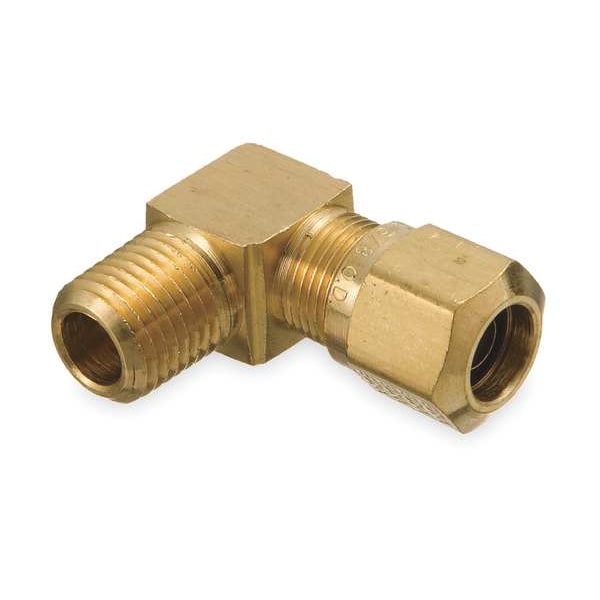 Male Elbow, 1/4-18, 1/2 In Tube Sz
