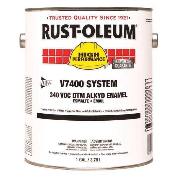Interior/Exterior Paint, Flat, Oil Base, Black, 1 gal