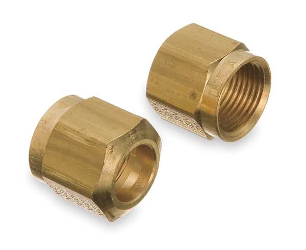 Nut, 1/2 In Tube Sz, PK10