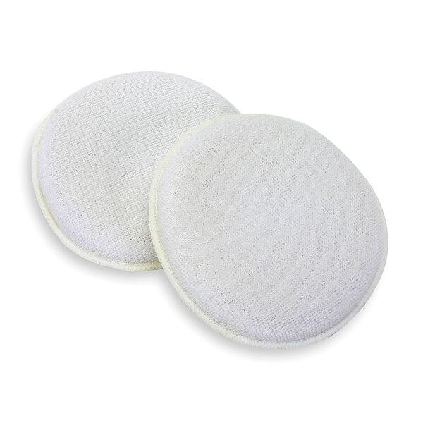 Microfiber Applicator Pad, White, 2PK