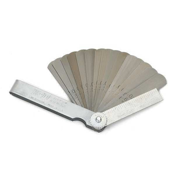 15 Blade SAE/Metric Feeler Gauge