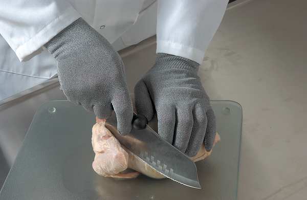 Cut Resistant Coated Gloves, A3 Cut Level, PVC, S, 1 PR