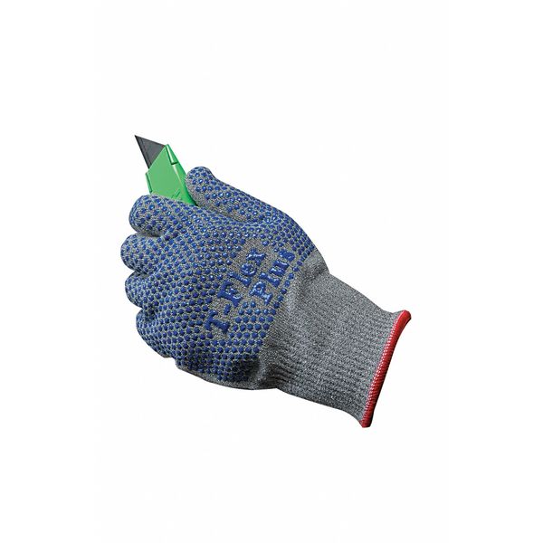 Cut Resistant Coated Gloves, A3 Cut Level, PVC, S, 1 PR
