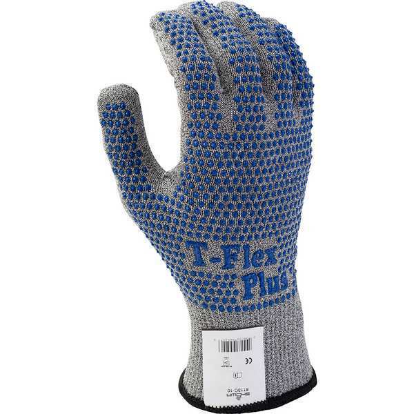 Cut Resistant Coated Gloves, A3 Cut Level, PVC, S, 1 PR