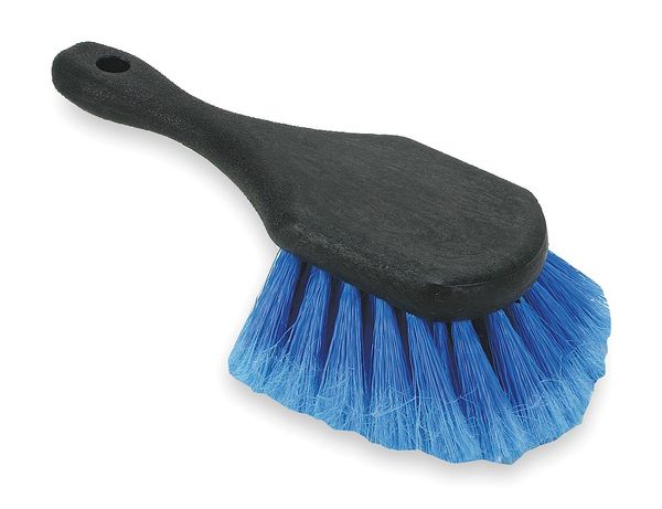 Dip And Wash Brush, Black/Blue, Foam, 8 1/2 in L Overall