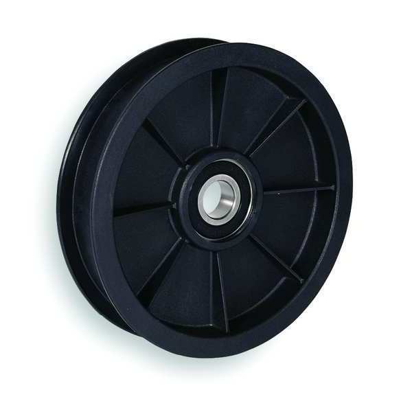 V-Belt Idler Pulley, 7/8 In Flat Belt