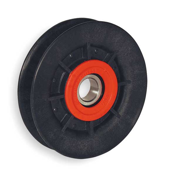 V-Belt Idler Pulley, A Belt Type, 4 In O D