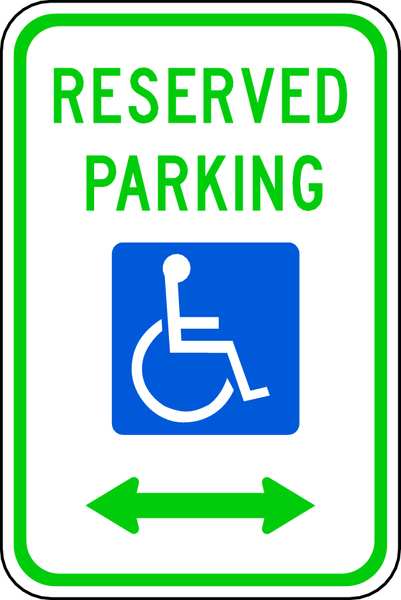 Reserved Parking Parking Sign, 18