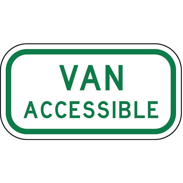 Van Accessible Parking Sign, 6