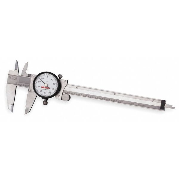 Dial Caliper, 9 In, White Dial