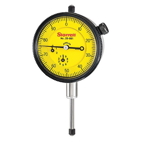 Dial Indicator, 0 to 25mm, 0-100