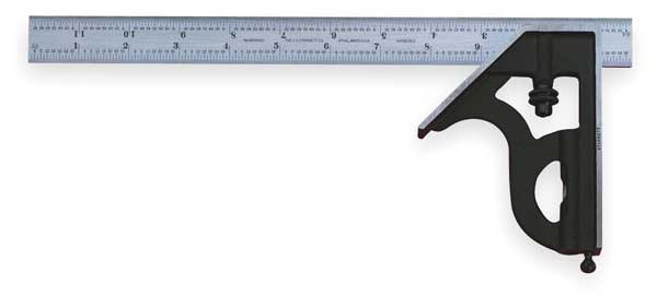 Combination Square Set, 12 In, 2 Pc