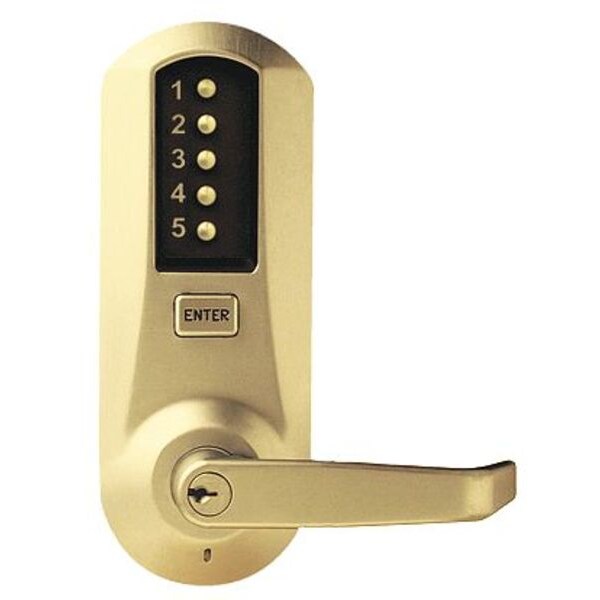 Push Button Lock, Entry, Key Override