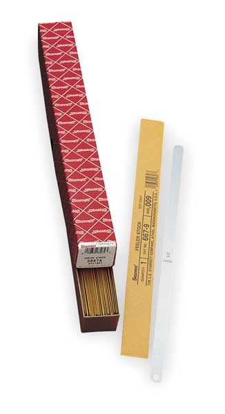 Thickness Gage Stock, 32 Straight Leaves