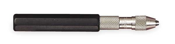 Pin Vise, 0.030-0.062 In, PVC Handle
