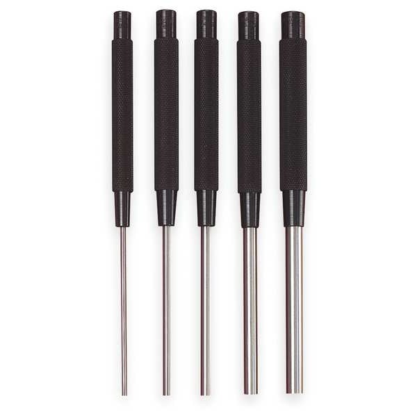 Drive Pin Punch Set, 5 Pieces, Steel