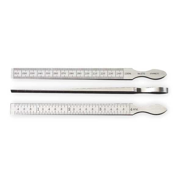 Taper Gage, 0.010-0.150 In, 6 1/4 In L