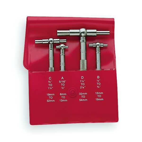 Telescoping Gage Set, 4 Pc, 2.375 In D