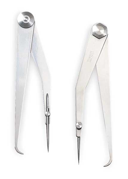 Hermaphrodite Caliper, 6 In, Firm Joint