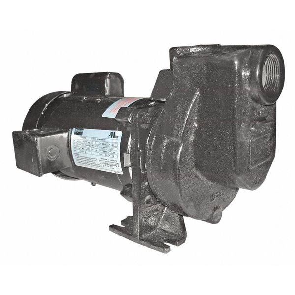 Self Priming Centrifugal Pump, 2 hp, 115/208 to 230V AC, 1 Phase, 63 ft Max Head