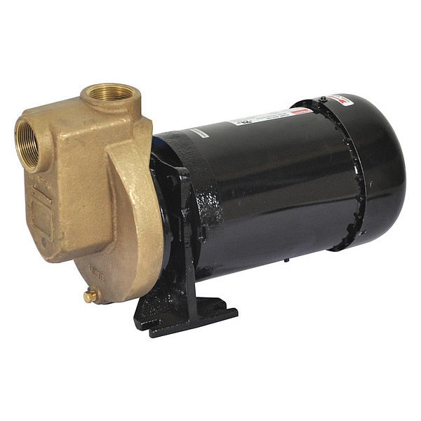 Self Priming Centrifugal Pump, 3/4 hp, 208 to 230/460V AC, 3 Phase, 52 ft Max Head