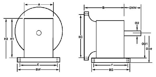 Speed Reducer, C-Face, 56C, 39:1