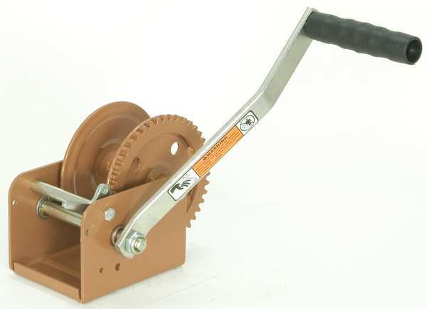 Ratcheting Winch, Spur, No Brake, 1400 lb.