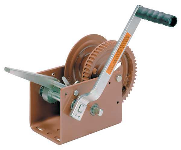 Ratcheting Winch, Spur, No Brake, 2500lb.